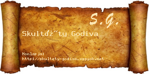 Skultéty Godiva névjegykártya